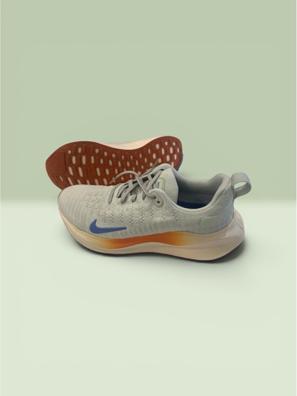 Nike Women's ReactX Infinity Run 4 Low Sea Glass Safety Orange DR2670-007 size 9